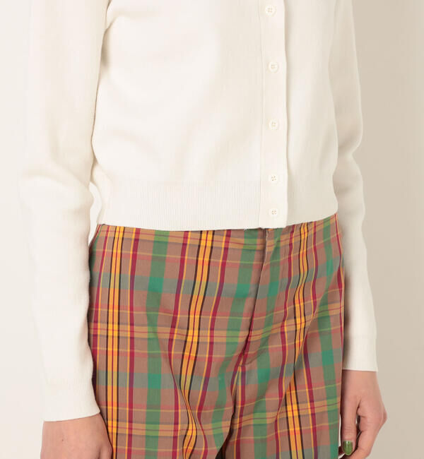 CABaN「コットンカシミヤ クルーネックカーディガン」|カーディガン|