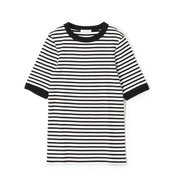 MACPHEE「シルキージャージー ハーフスリーブプルオーバー」|Tシャツ・カットソー|18 ブラック系