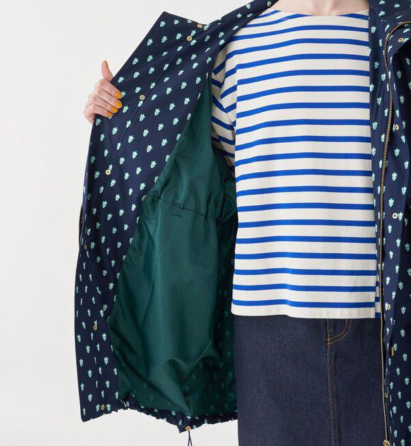 SOULEIADO「ポリエステルプリント モッズコート」|ミリタリー・モッズコート|