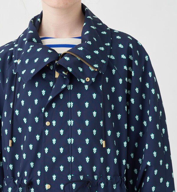 SOULEIADO「ポリエステルプリント モッズコート」|ミリタリー・モッズコート|