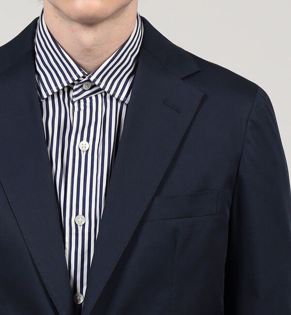 TOMORROWLAND MENS「コットンポリエステル シングルブレステッド2Bジャケット」|テーラードジャケット|