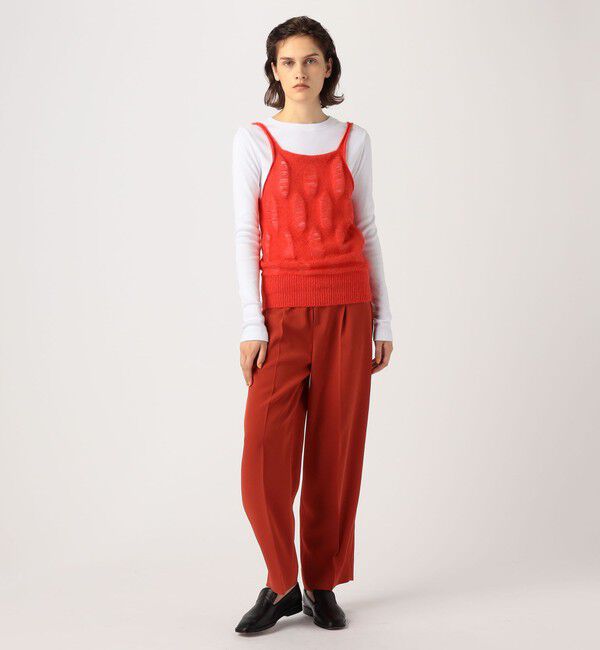 Edition「バックサテンジョーゼット スラックス」|スラックス|