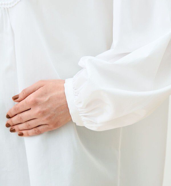 TOMORROWLAND collection「ホワイトコンビネーション ボザムチュニックブラウス」|シャツ・ブラウス|