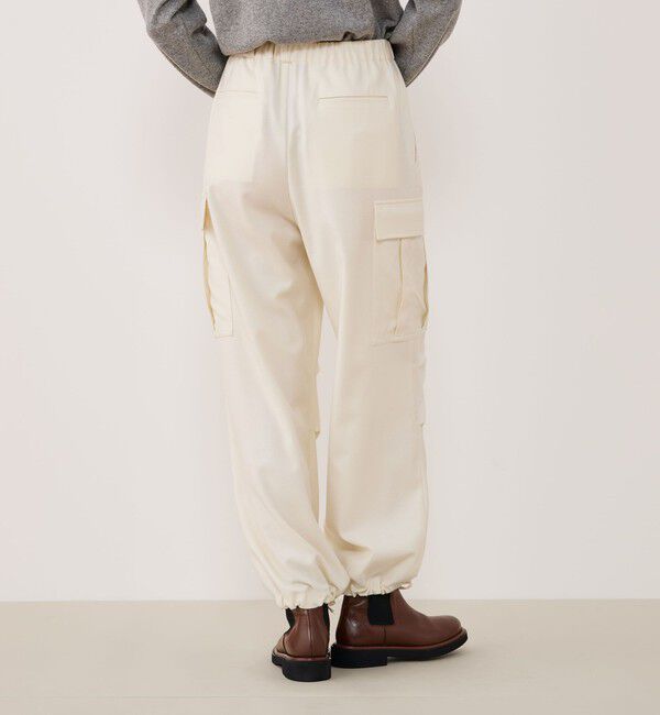 GALERIE VIE「ウールサキソニー イージーカーゴパンツ」|カーゴ|