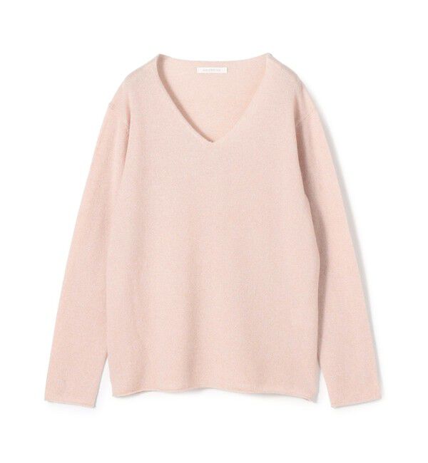 GALERIE VIE「スコットランドカシミヤ Vネックプルオーバー」|ニット・セーター|33 ピンク