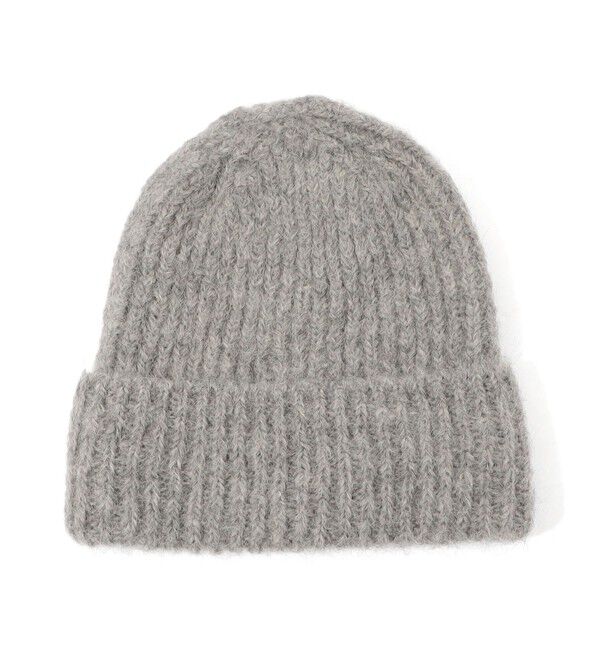 TOMORROWLAND GOODS「KARAKORAM ACCESSORIES スーリーアルパカ ビーニー」|ニット帽|13 ライトグレー
