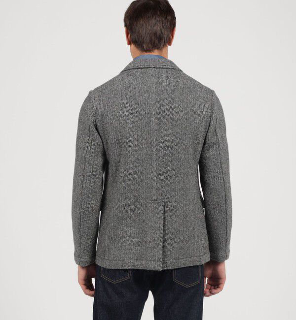 TOMORROWLAND MENS「ブリティッシュウールツイード シングルブレステッド3Bジャケット ZANIERI」|テーラードジャケット|
