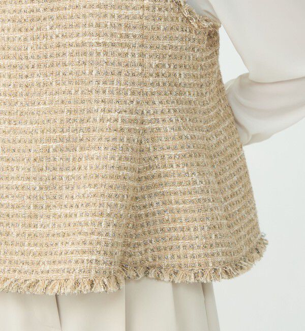 Ballsey「ぺぺローニツイード 2-wayフレアトップス」|ベスト・ジレ|