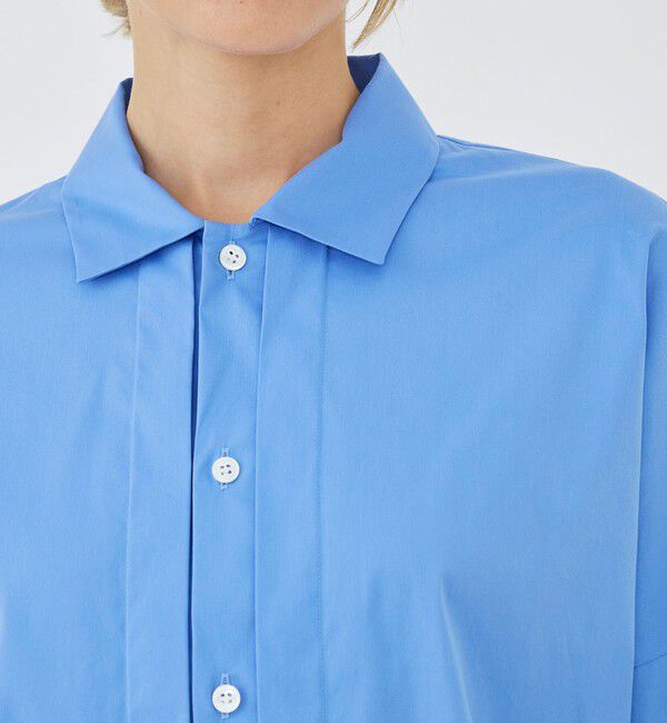 GALERIE VIE「ストレッチタイプライター フロントタックシャツ」|シャツ・ブラウス|