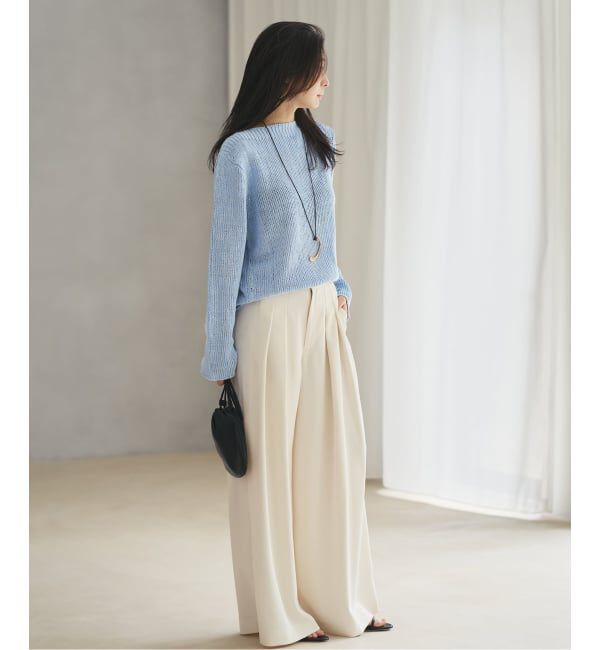 Plage「《予約》Silk lili B/N ニット」|ニット・セーター|