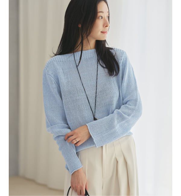 Plage「《予約》Silk lili B/N ニット」|ニット・セーター|