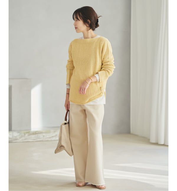 Plage「《予約》Silk lili B/N ニット」|ニット・セーター|