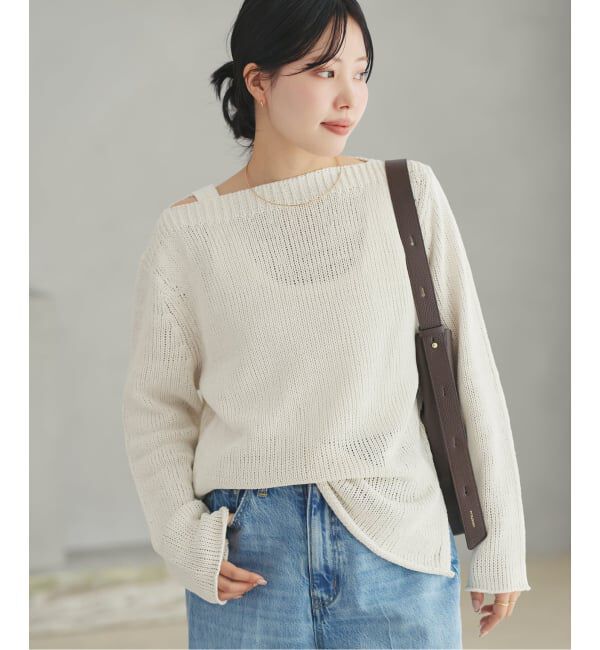 Plage「《予約》Silk lili B/N ニット」|ニット・セーター|