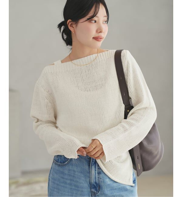 Plage「《予約》Silk lili B/N ニット」|ニット・セーター|