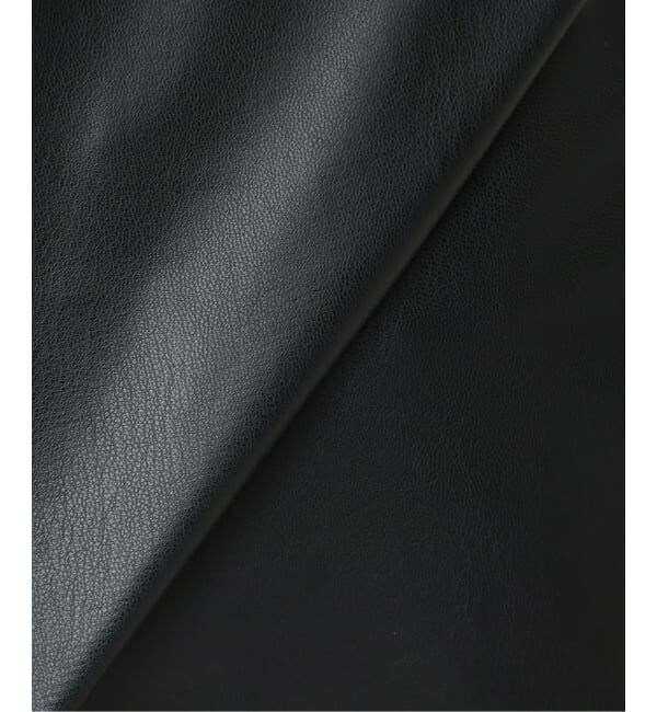 SLOBE IENA「フェイクレザーフレアスカート」|スカート|