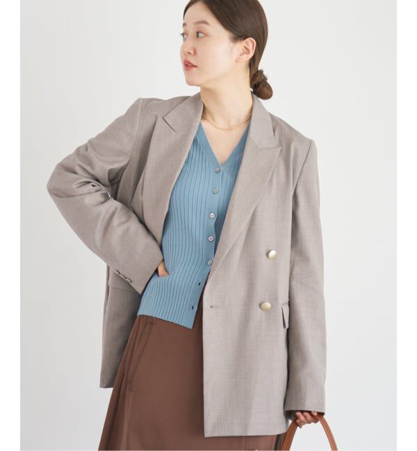 IENA「REDA SUPER110 ダブルブレストジャケット」|テーラードジャケット|