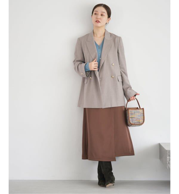 IENA「REDA SUPER110 ダブルブレストジャケット」|テーラードジャケット|