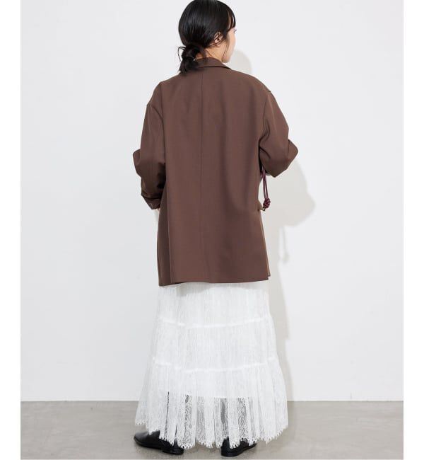 SLOBE IENA「レースティアードスカート」|スカート|