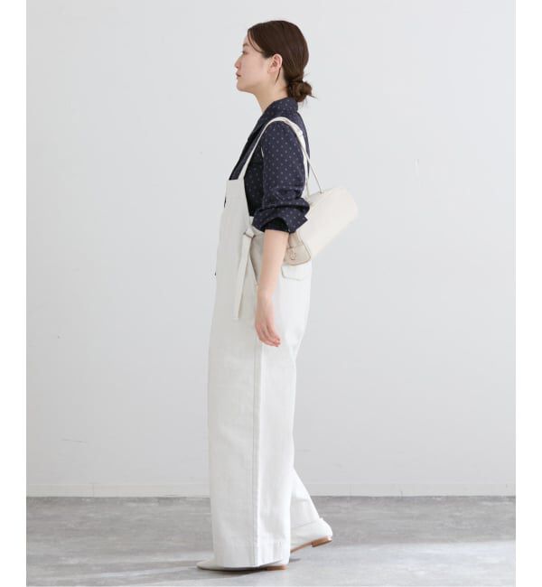 IENA「《WEB限定/追加4予約》サテンドットタイ付ブラウス」|シャツ・ブラウス|