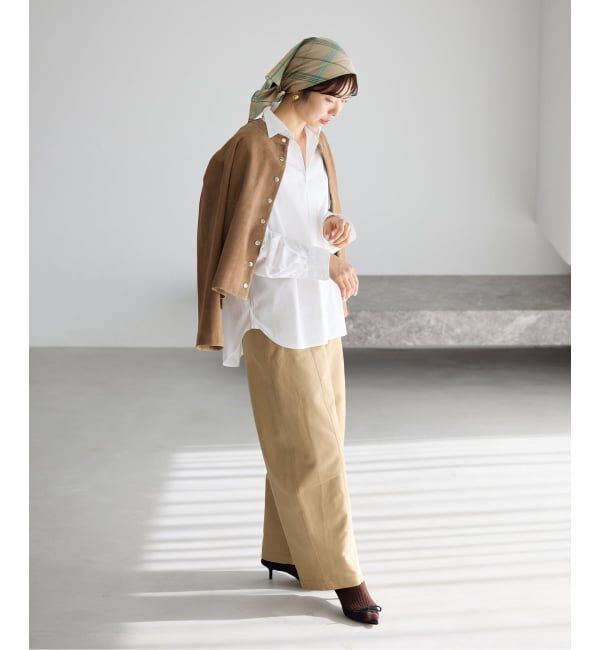 IENA「T/C プレーンシャツ」|シャツ・ブラウス|