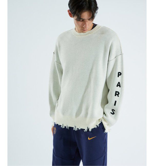 Paris Saint-Germain「【Paris Saint-Germain / パリ・サン＝ジェルマン】PSG JP CRASH KNIT」|ニット・セーター|