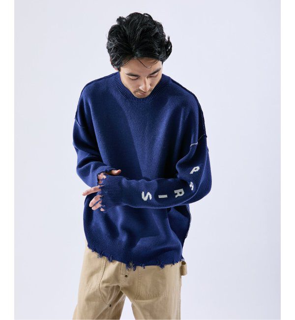 Paris Saint-Germain「【Paris Saint-Germain / パリ・サン＝ジェルマン】PSG JP CRASH KNIT」|ニット・セーター|