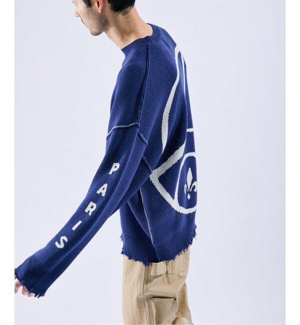 Paris Saint-Germain「【Paris Saint-Germain / パリ・サン＝ジェルマン】PSG JP CRASH KNIT」|ニット・セーター|