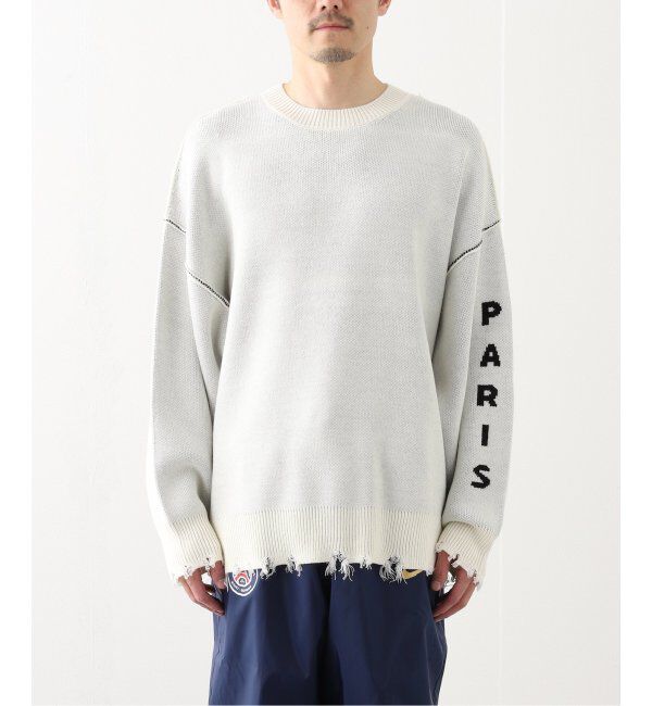 Paris Saint-Germain「【Paris Saint-Germain / パリ・サン＝ジェルマン】PSG JP CRASH KNIT」|ニット・セーター|
