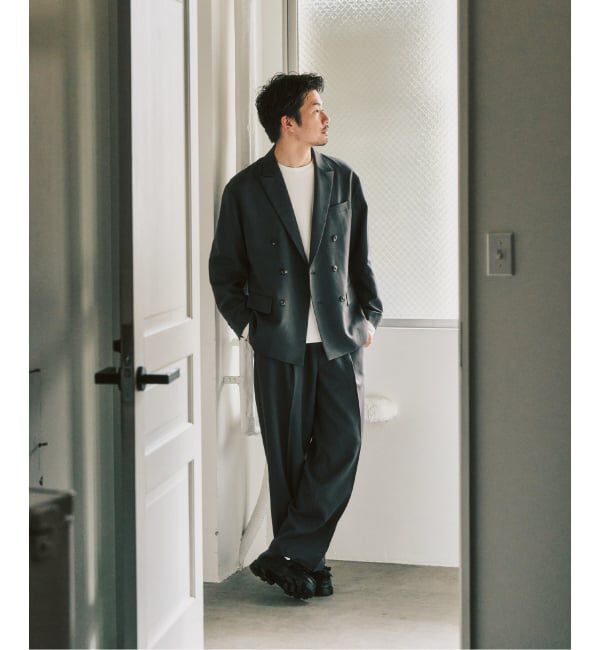 417 EDIFICE「TRダブルワイドセットアップ &rdquo;ジャケット1点+パンツ1点&rdquo; の2点セット」|スーツ|グレー