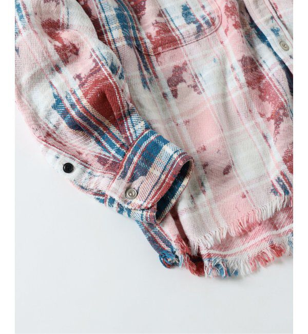 JOURNAL STANDARD「TRISECT2 / ネル ファット クラッシュ チェック シャツ」|シャツ・ブラウス|