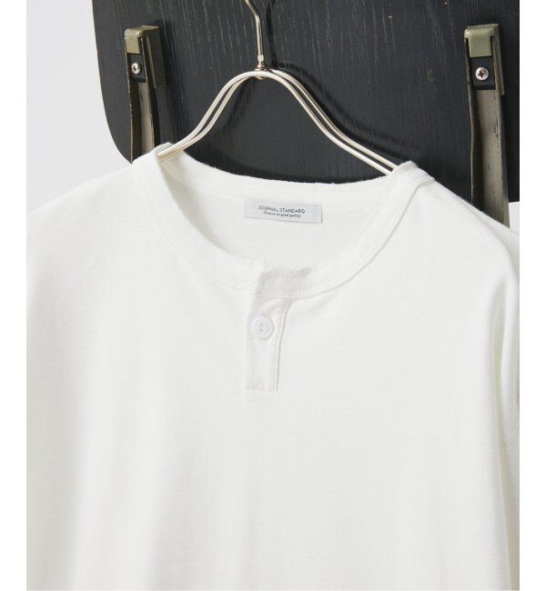 JOURNAL STANDARD「OE バック ピグメント ヘンリー ネック ロンT」|Tシャツ・カットソー|