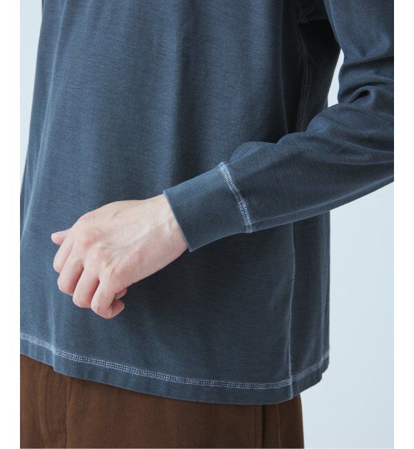 JOURNAL STANDARD「OE バック ピグメント ヘンリー ネック ロンT」|Tシャツ・カットソー|