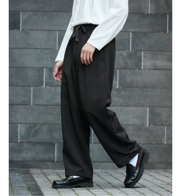 JOURNAL STANDARD「ダブル クロス オーバー パンツ」|スラックス|
