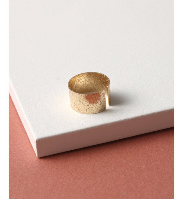 Lilas by Spick&Span「10mmテクスチャースリットリング K10」|リング|