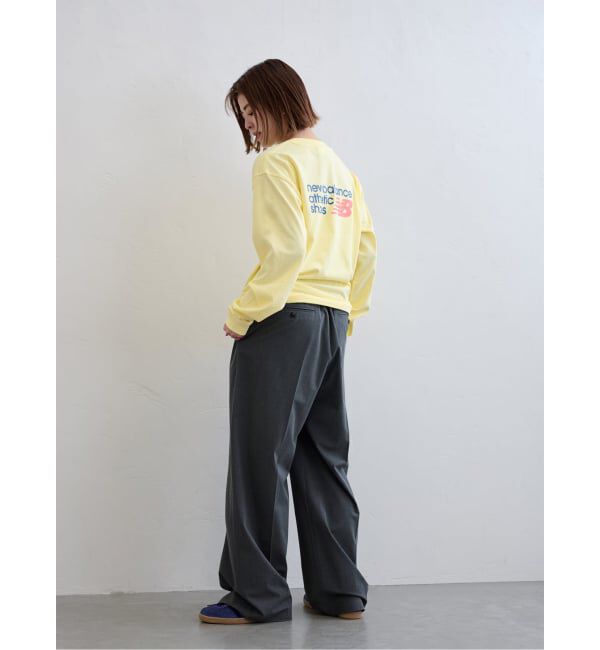 U by SPICK&SPAN「《追加2》2WAYトロタックイージーワイド」|スラックス|