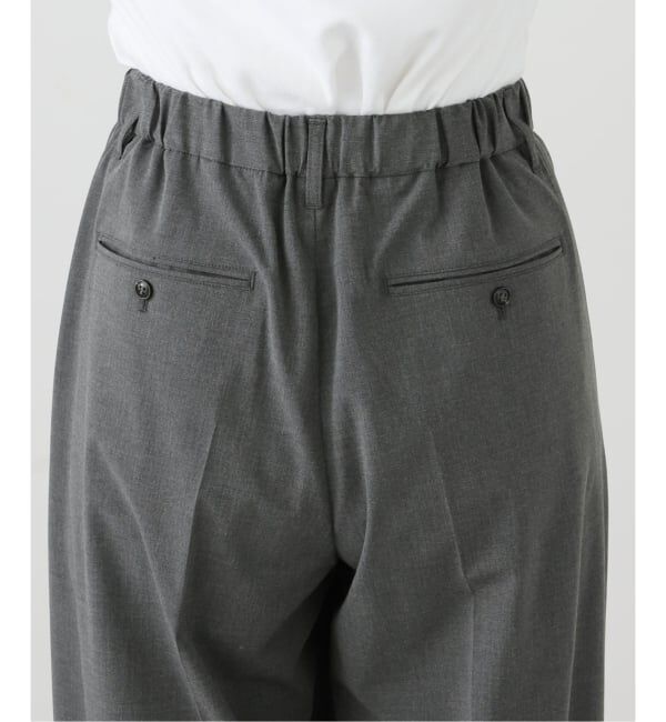 U by SPICK&SPAN「《追加2》2WAYトロタックイージーワイド」|スラックス|