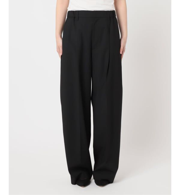 U by SPICK&SPAN「《追加2》2WAYトロタックイージーワイド」|スラックス|