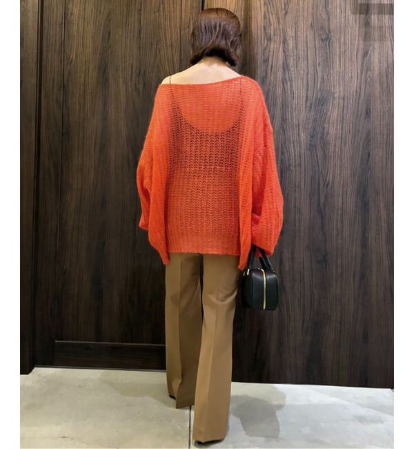 NOBLE「モヘヤウールシアープルオーバー」|ニット・セーター|