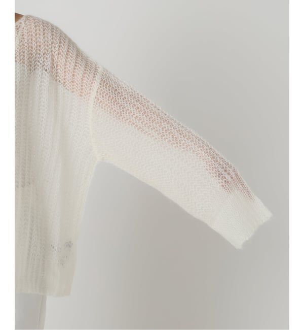 NOBLE「モヘヤウールシアープルオーバー」|ニット・セーター|