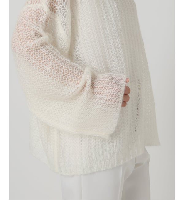 NOBLE「モヘヤウールシアープルオーバー」|ニット・セーター|