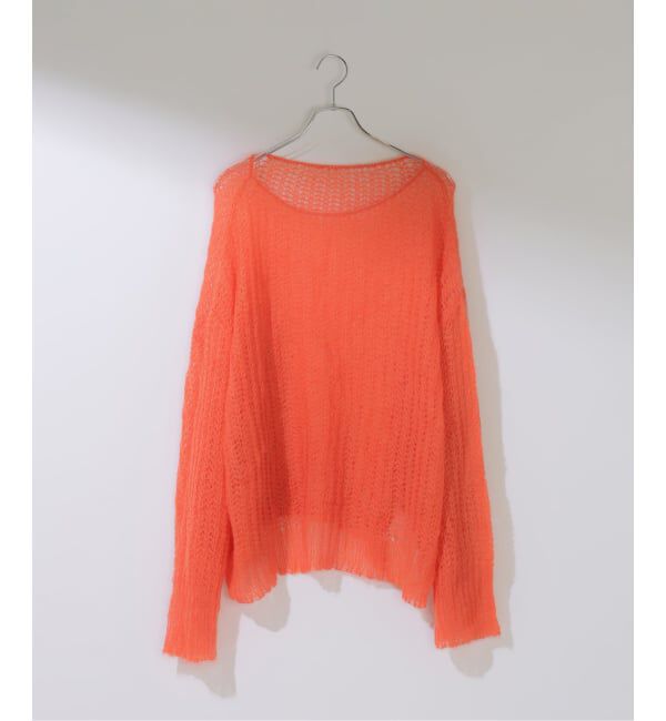 NOBLE「モヘヤウールシアープルオーバー」|ニット・セーター|