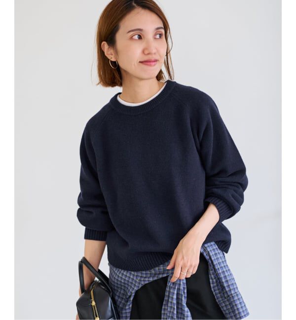 FRAMeWORK「AQUA クルーネックプルオーバー」|ニット・セーター|