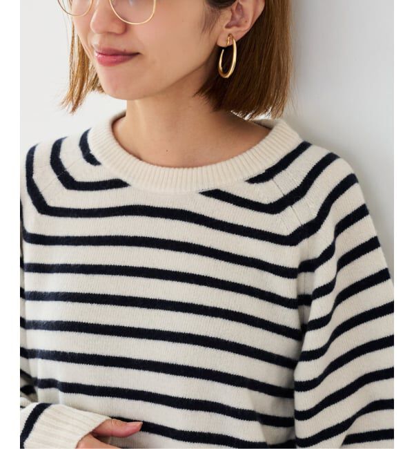 FRAMeWORK「AQUA クルーネックプルオーバー」|ニット・セーター|