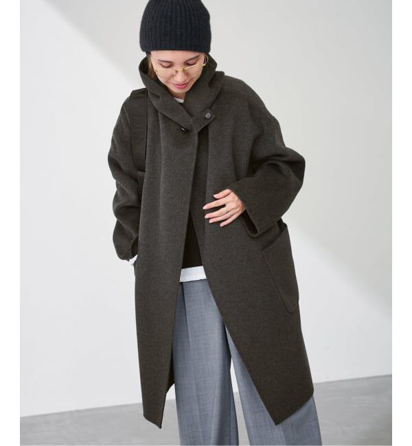 FRAMeWORK「SUPER160'sフーディショートコート」|その他|