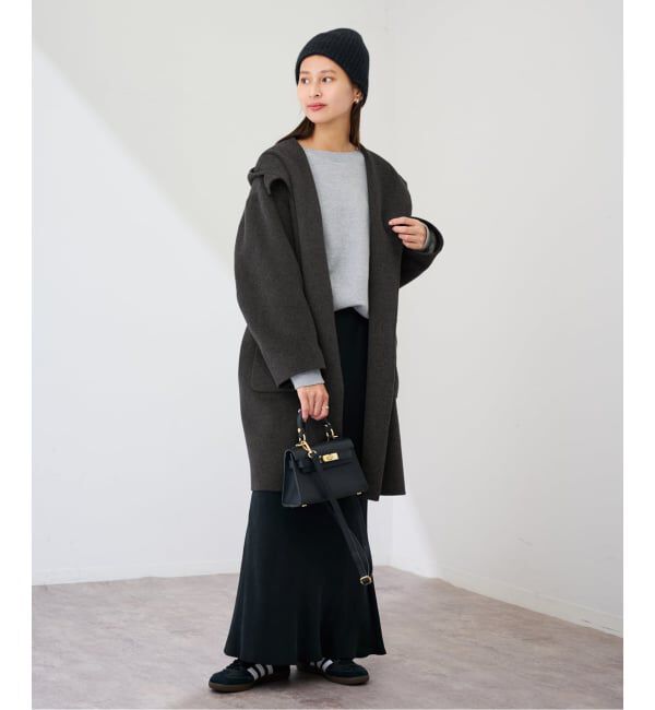 FRAMeWORK「SUPER160'sフーディショートコート」|その他|