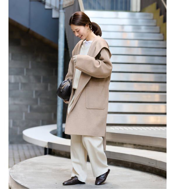 FRAMeWORK「SUPER160'sフーディショートコート」|その他|