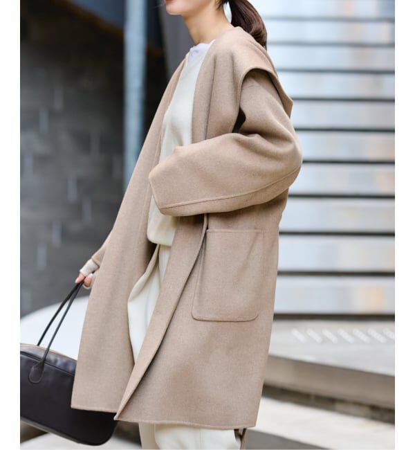 FRAMeWORK「SUPER160'sフーディショートコート」|その他|