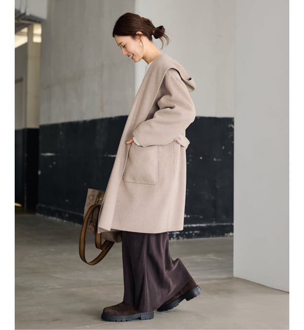 FRAMeWORK「SUPER160'sフーディショートコート」|その他|