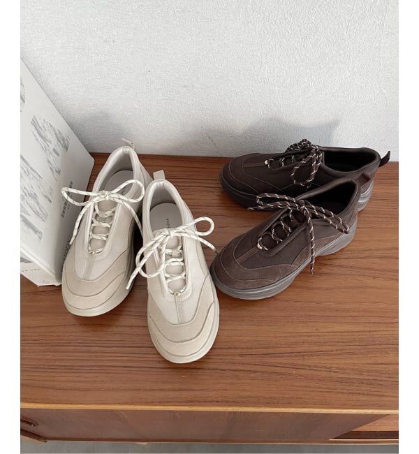  「COHINA&times;LE TALON2WAYレースアップスニーカー」|スニーカー|