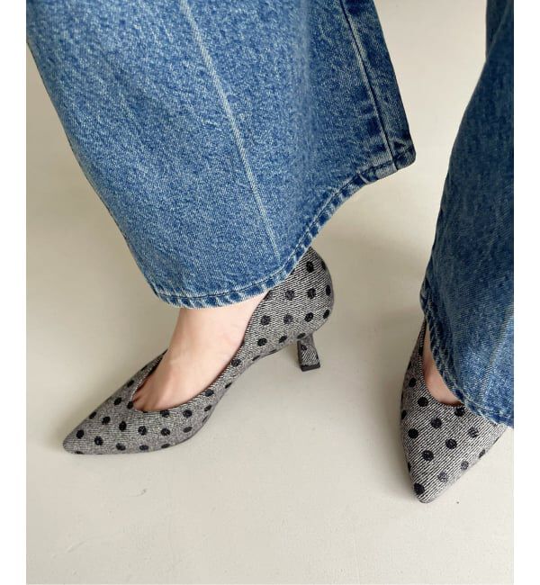  「《追加》7cmポインテッドニュアンスカットパンプス」|パンプス|